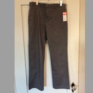 Cat & Jack boys gray chinos/uniform pants 14 Husky